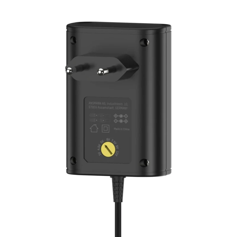 Ansmann Interchangeable AC/DC Adapter Type C 18W 12V dc, 3V dc, 4.5V dc, 5V dc, 6V dc, 7.5V dc, 9V dc 5111253