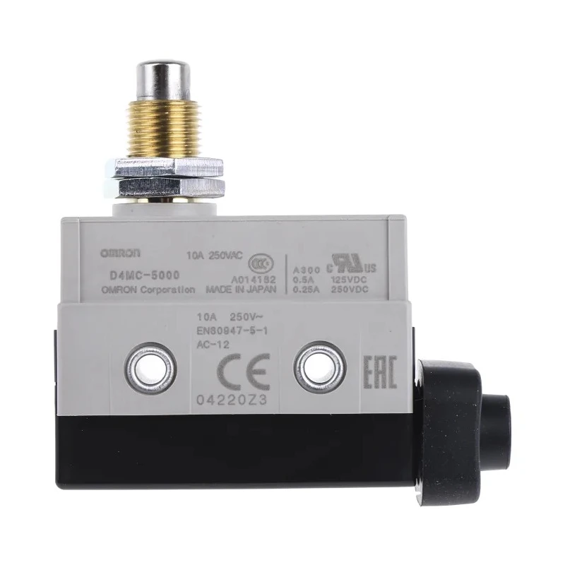 Omron Enclosed Limit Switch Operating Head IP67 480V AC, 10 Million Cycles Mechanical Life D4MC