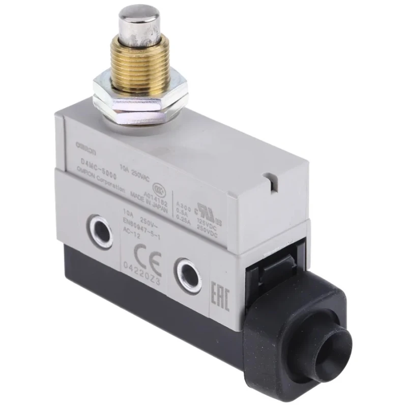 Omron Enclosed Limit Switch Operating Head IP67 480V AC, 10 Million Cycles Mechanical Life D4MC