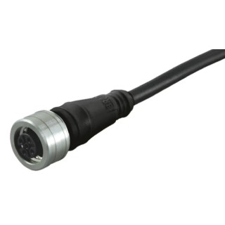 Brad from Molex Sensor Actuator Cable Female 4 Way Straight to Unterminated 4 Way Free End 5m 1200798001