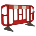 JSP Red Polypropylene Traffic Safety Barrier, 2m Width, 1.2m Height, Model KBA073-000-600