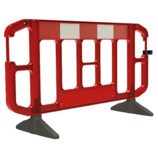 JSP Red Polypropylene Traffic Safety Barrier, 2m Width, 1.2m Height, Model KBA073-000-600