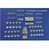 Bott Steel Wall Panel Tool Holder Kit 80-Piece Assorted Perfo Mounted Hook Kit 14031416