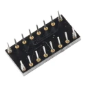 Winslow Straight Through Hole Mount 2.54 mm Pitch QSOP to DIP IC Socket Adapter W9584RC