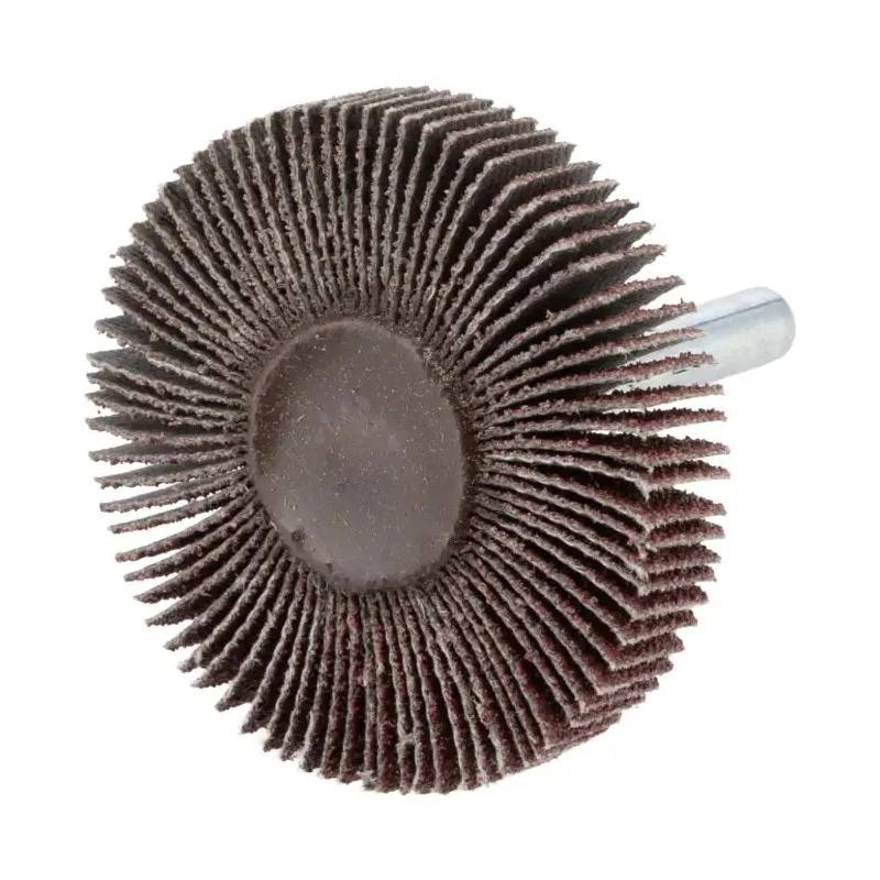 3M Aluminium Oxide Flap Wheel 50 mm Diameter, 10 mm Face Width, P60 Grit, 6 mm Shank FC110075635
