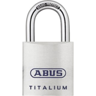ABUS Weatherproof Titalium Padlock with 7 mm Diameter Shackle and 4 mm Width Body 80TI/40