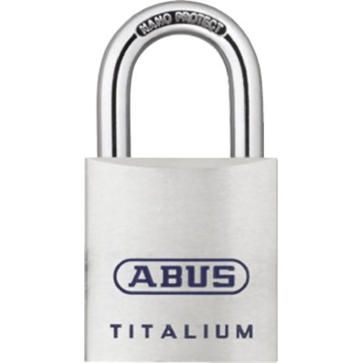 ABUS Weatherproof Titalium Padlock with 7 mm Diameter Shackle and 4 mm Width Body 80TI/40