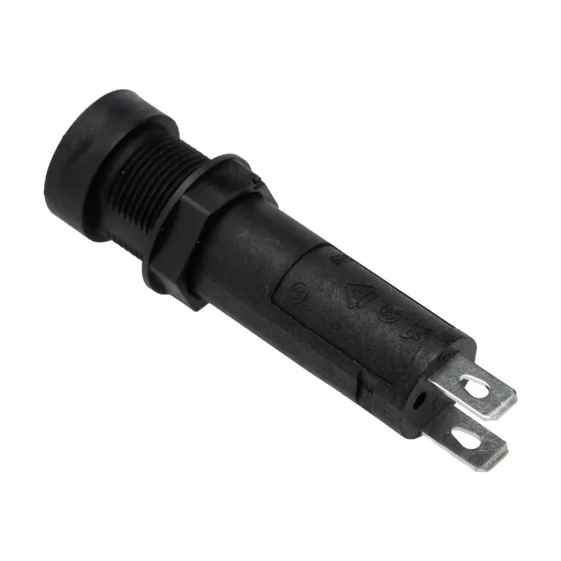 Littelfuse 16A Panel Mount Fuse Holder for 6.3 x 32 mm Fuse, 250V, Thermoplastic Polyamide 66 800 Series 80000000005