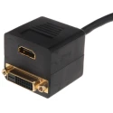 RS PRO HDMI Cable Male DVI-D Dual Link HDMI to Male DVI-D Black 768-4150