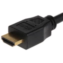 RS PRO HDMI Cable Male DVI-D Dual Link HDMI to Male DVI-D Black 768-4150