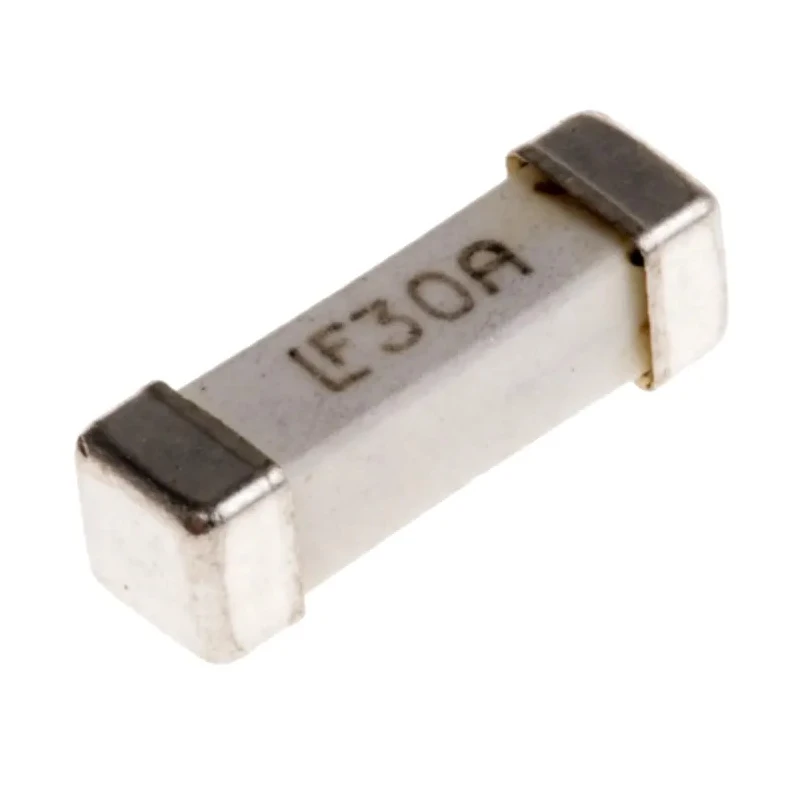 Littelfuse Non-Resettable Fast Acting Fuse 30A 125V AC Ceramic Body Silver Plated Brass Terminals 0456030.ER