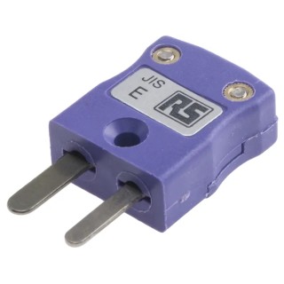 RS PRO Thermocouple Connector Plug 4 mm for Use with Type E Thermocouple JIS Standard 771-8767