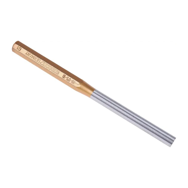 Gedore 6-Piece Long Pattern Punch Set, Chrome-Molybdenum-Vanadium Steel, 175mm Overall Length 119L