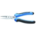 Gedore Long Nose Plier 180mm Overall Length Copper Steel Stainless Steel Aluminium 8133-180 JC