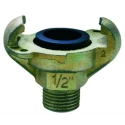 RS PRO Iron Pneumatic Quick Connect Coupling 3/4 in Male G Universal 773-0593