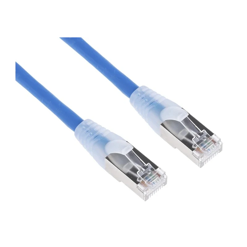 RS PRO Shielded Low Smoke Zero Halogen Cat6a Ethernet Cable RJ45 Male to RJ45 Male 2m Cat6a