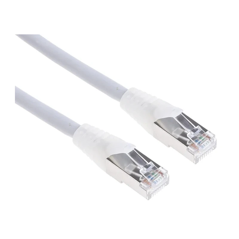 RS PRO Cat6a Shielded Low Smoke Zero Halogen Ethernet Cable RJ45 Male to RJ45 Male, 10 m, 30V Cat6a