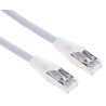 RS PRO Cat6a Shielded Low Smoke Zero Halogen Ethernet Cable RJ45 Male to RJ45 Male, 10 m, 30V Cat6a