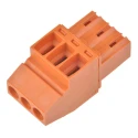 Weidmüller BL Series Pluggable Terminal Block 3-Contact, 3.5 mm Pitch, 1 Row, Screw Connection, 320V, 12A, Orange 1638560000
