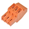 Weidmüller BL Series Pluggable Terminal Block 3-Contact, 3.5 mm Pitch, 1 Row, Screw Connection, 320V, 12A, Orange 1638560000
