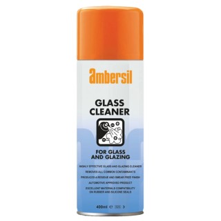 Ambersil Glass Cleaner 400 ml Aerosol 31596-AC, Liquid Form, Multi-Surface Streak-Free Finish
