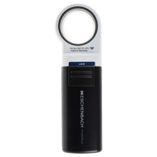 Eschenbach Illuminated Magnifier, 12X Magnification, 35 mm Diameter 151112