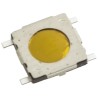 Wurth Elektronik Yellow Tactile Switch SPST 20mA 15V dc Surface Mount 431151008826