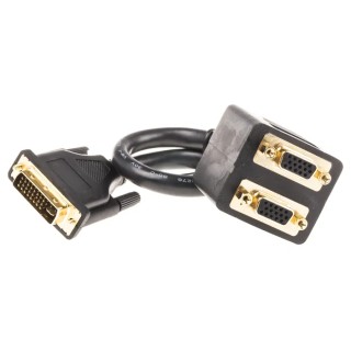 RS PRO Video Female VGA Straight DVI-D AV Adapter 768-4163