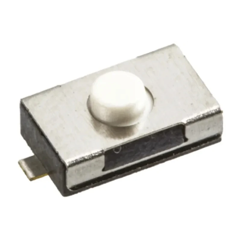 Wurth Elektronik White Tactile Switch SPST 50mA 12 V dc Surface Mount 0.8 mm Actuator 434111025826