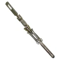 TE Connectivity Male Solder Circular Connector Contact, Contact Size 16 AWG, Wire Size 12, 16 AWG, 250V, 13A, Brass 202236-5