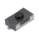 Wurth Elektronik Black Tactile Switch, SPST Momentary 50mA 12 V dc, Surface Mount, 0.8mm Actuator Length 434121025816