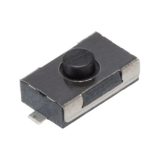 Wurth Elektronik Black Tactile Switch, SPST Momentary 50mA 12 V dc, Surface Mount, 0.8mm Actuator Length 434121025816