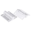 RS PRO Anodised Aluminium Butt Hinge with Fixed Pin, Screw Fixing, 65 mm x 55 mm x 4.5 mm 770-3009