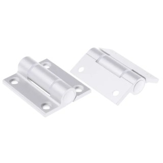 RS PRO Anodised Aluminium Butt Hinge with Fixed Pin, Screw Fixing, 65 mm x 55 mm x 4.5 mm 770-3009