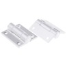 RS PRO Anodised Aluminium Butt Hinge with Fixed Pin, Screw Fixing, 65 mm x 55 mm x 4.5 mm 770-3009
