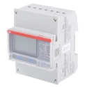 ABB 3 Phase Transformer Connected LCD Energy Meter, B24 Series, 1% Accuracy, 97x70x65mm Depth 2CMA100178R1000 B24 112-100