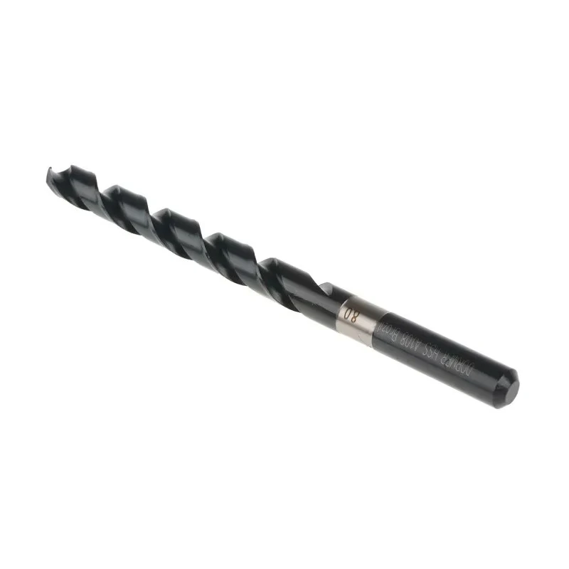 Dormer HSS Split-Point Jobber Drill Bit, 8mm Diameter, 117mm Overall Length, 135° Point Angle, Helical Flute, 10 A1088.0