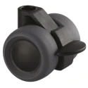Tente Swivel Castor Wheel 40 kg Load Capacity 40 mm Diameter Thermoplastic Rubber 5925PJI040L51-10 HIGH