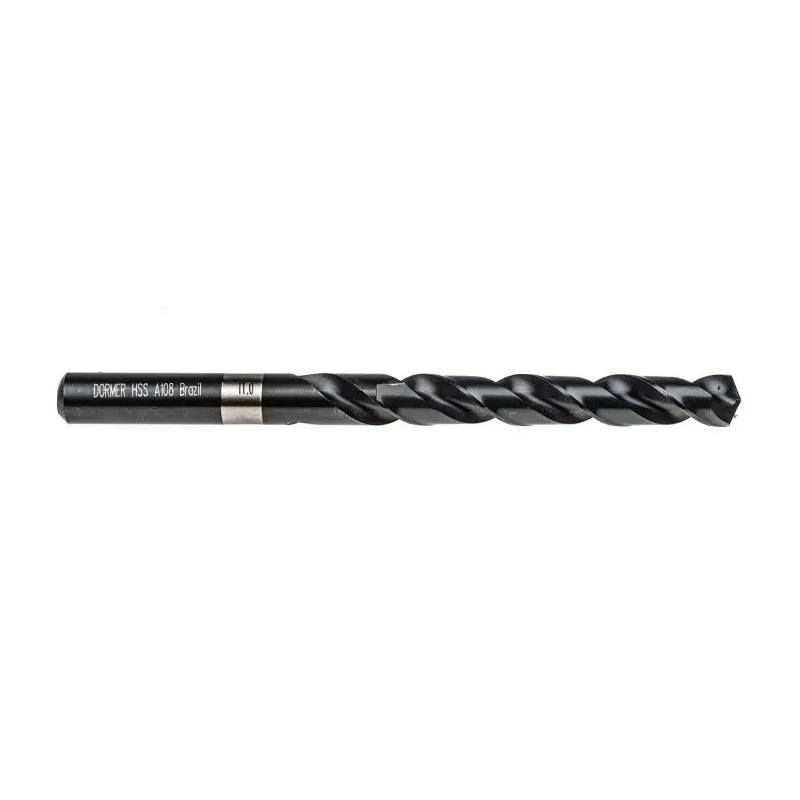 Dormer HSS Jobber Drill Bit 11mm Diameter, 142mm Overall Length, 5 Flutes A10811.0