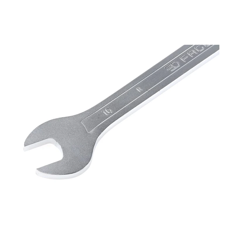 Facom Double Ended Open Spanner Metric Size 16 to 17 mm, Chrome Finish, 250mm Overall Length 31.16X17