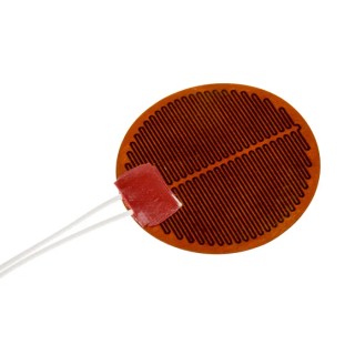 RS PRO Heater Mat Cylindrical 12V 2W Kapton Polyimide Material 50mm Diameter 200°C Peak Temperature 798-3772