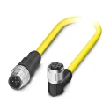 Phoenix Contact Sensor Actuator Cable Female 5 Way Right Angle to Male 5 Way Straight 500 mm 60V 1406156