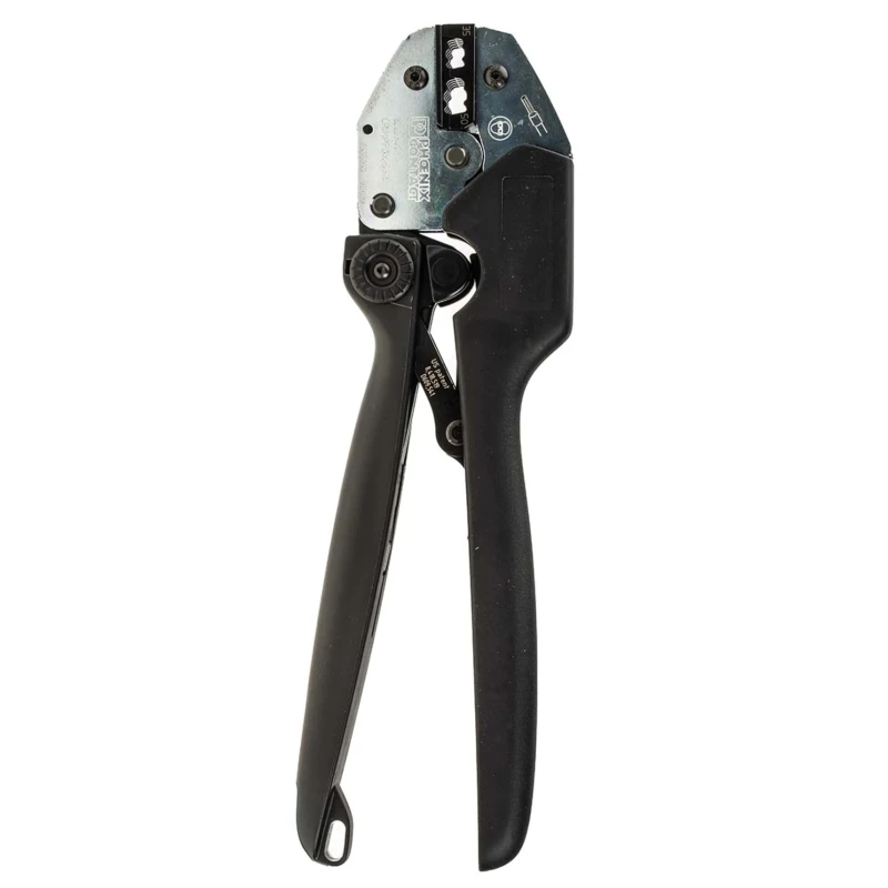 Phoenix Contact Crimp Tool for Wire Ferrules, Ergonomic Handle, 256mm Length CRIMPFOX 50R 1212041