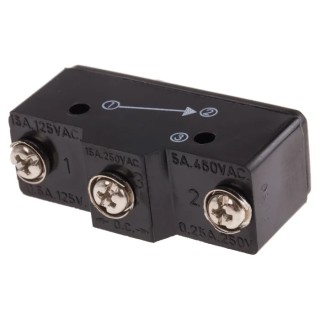 RS PRO Plunger Micro Switch Screw Terminal 15A 250 V ac SPCO IP40 797-2523