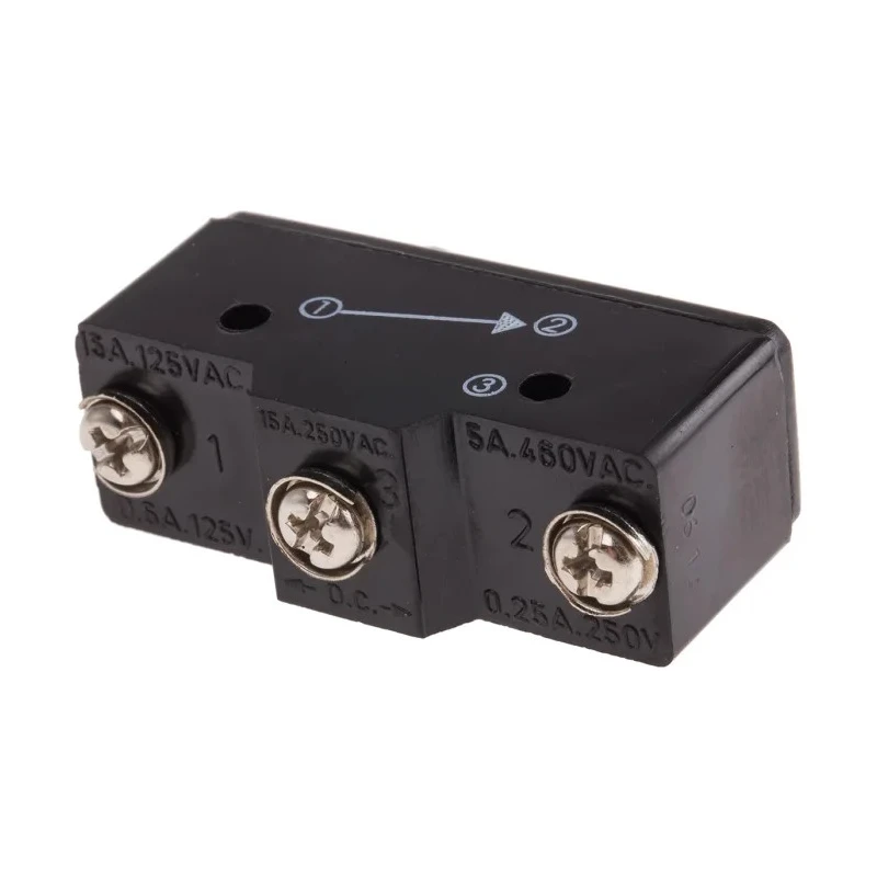 RS PRO Plunger Micro Switch Screw Terminal 15A 250 V ac SPCO IP40 797-2523