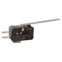 Omron Miniature Basic Micro Switch with Long Hinge Lever, Quick Connect Terminal, 15A, 250V AC/DC V-15G3-1C26-K