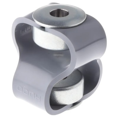 Huco 54 mm Diameter Flexible Coupler, 56 mm Length, 10 mm Bore A, 10 mm Bore B 047.30.3232.RS