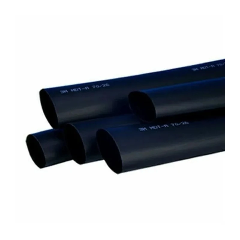 3M Halogen Free Heat Shrink Tubing Black 19 mm Sleeve Diameter x 1m Length 4.5:1 Ratio MDT-A Series TE100037577
