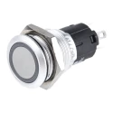 EAO Illuminated Momentary Push Button Switch Panel Mount 16 mm Cutout SPDT Green LED IP65 IP67 250V 82-4551.1134