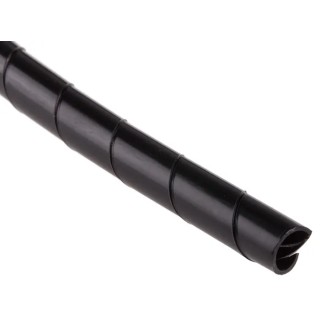 RS PRO Spiral Cable Wrap, Nylon Material, 8 mm Cable Diameter, 30 mm Maximum Bundle Diameter, 10 m Length 811-7702